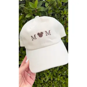 Mouse Mom Cap-Cream