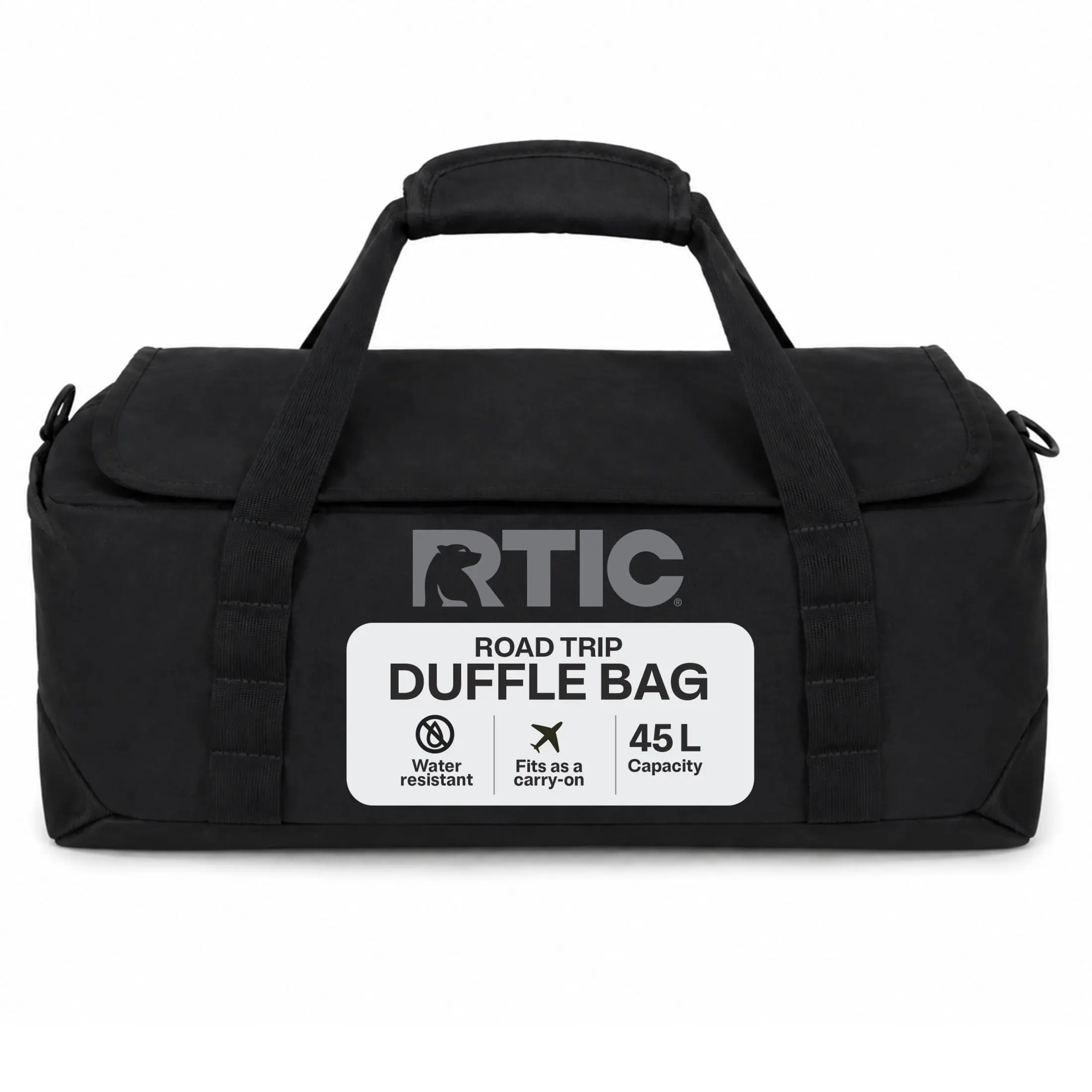 RTIC Outdoors Road Trip Duffel Bag Medium - Black RTIC Outdoors Road Trip Duffel Bag Medium - Black