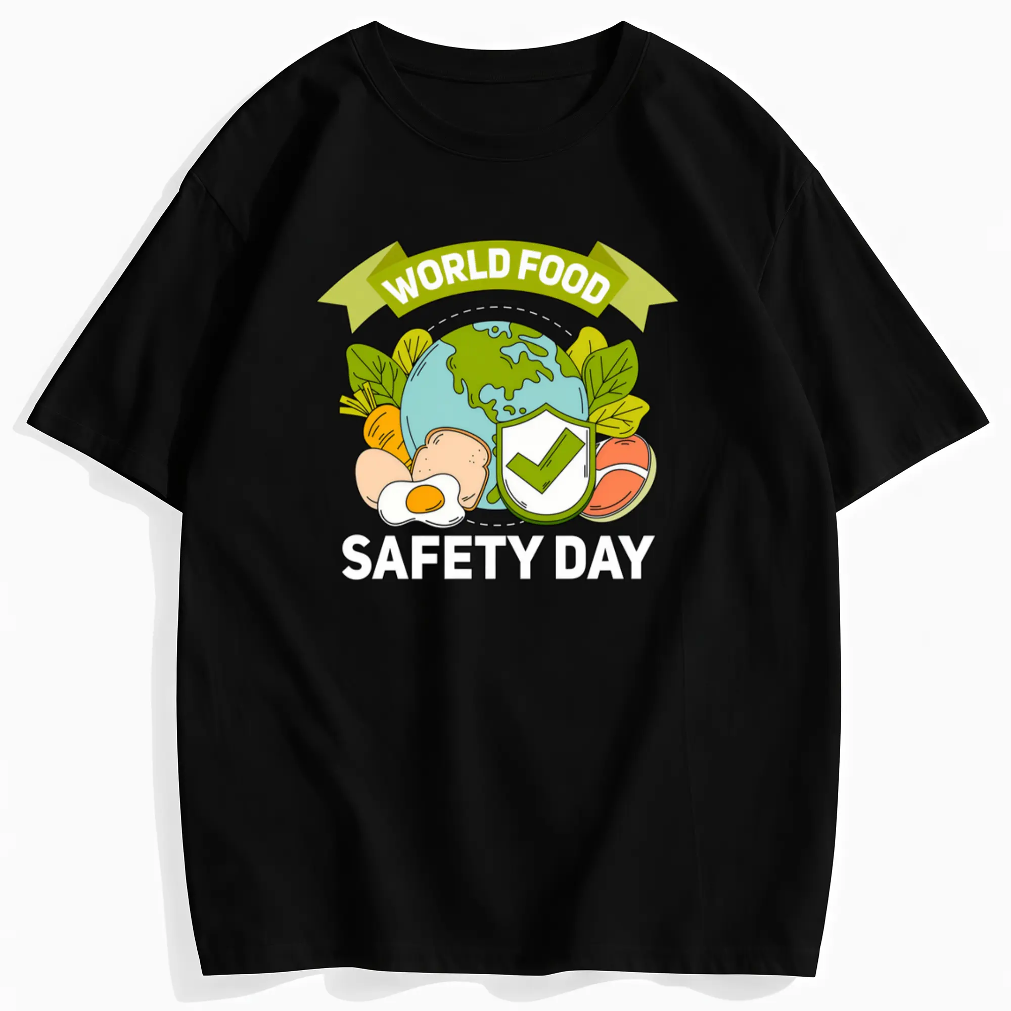 World Food Safety Day Globe Vegetables T-Shirt