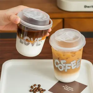 20pcs Disposable Coffee Cups | Food-grade Material, Portable, Leak-proof & Thickened