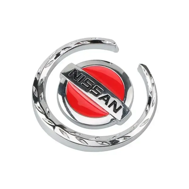 Metal Car Window Side Sticker Badge Decal Automotive Decals for Nissan Logo Qashqai X-Trail Xterra Sylphy Leaf Murano Tiida Almera Decoration