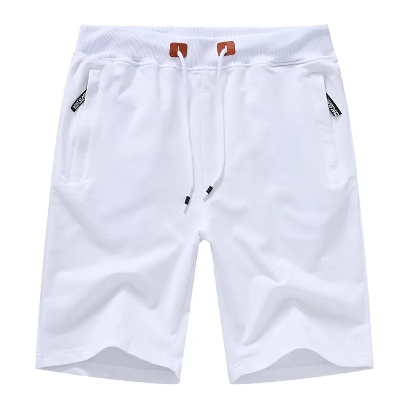 QPNGRP Menswear Men's Stretchy Elastane Outdoor Drawstring-Belted Shorts, Cotton-Blend Stretch Fabric Moves Easy Athletic Bottoms with Zipper Pockets & Elastic Waist, Fitted Cut for Running & Casual Wear