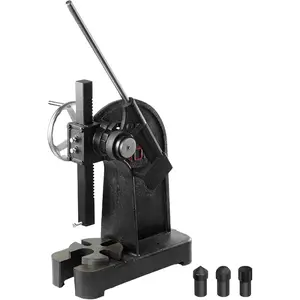 VEVOR Arbor Press, 0.5 Ton Manual Arbor Press, 4.6 Maximum Height, Cast Iron Heavy-Duty Manual Desktop Arbor Press, Precision Hand Press for Stamping, Bending, Stretching, FormingVEVOR Super Brand Day
