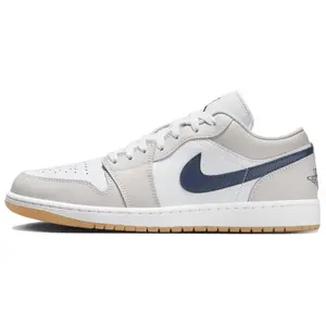 Jordan Air Jordan 1 Low Men's Retro Basketball Sneakers: Comfortable, Versatile, Slip-Resistant, and Durable in White Trending Shoes, House White Official Shoes to Get / Maison Mihara