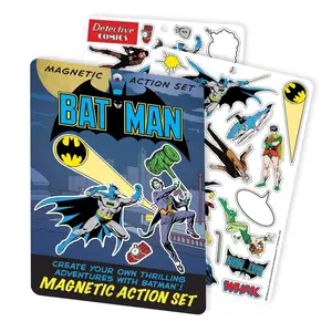 Batman Magnetic Action Set, 2 Sheets Batman Magnetic Action Set, 2 Sheets
