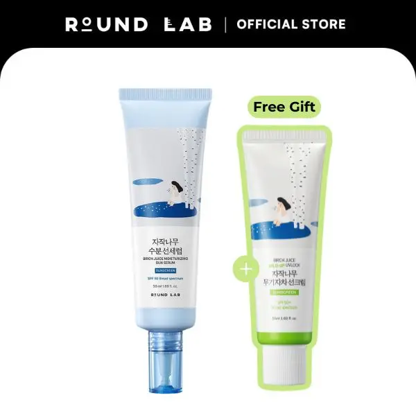 [Anti-aging SPF50] ROUND LAB Birch Juice Moisturizing Sun Serum 50ml