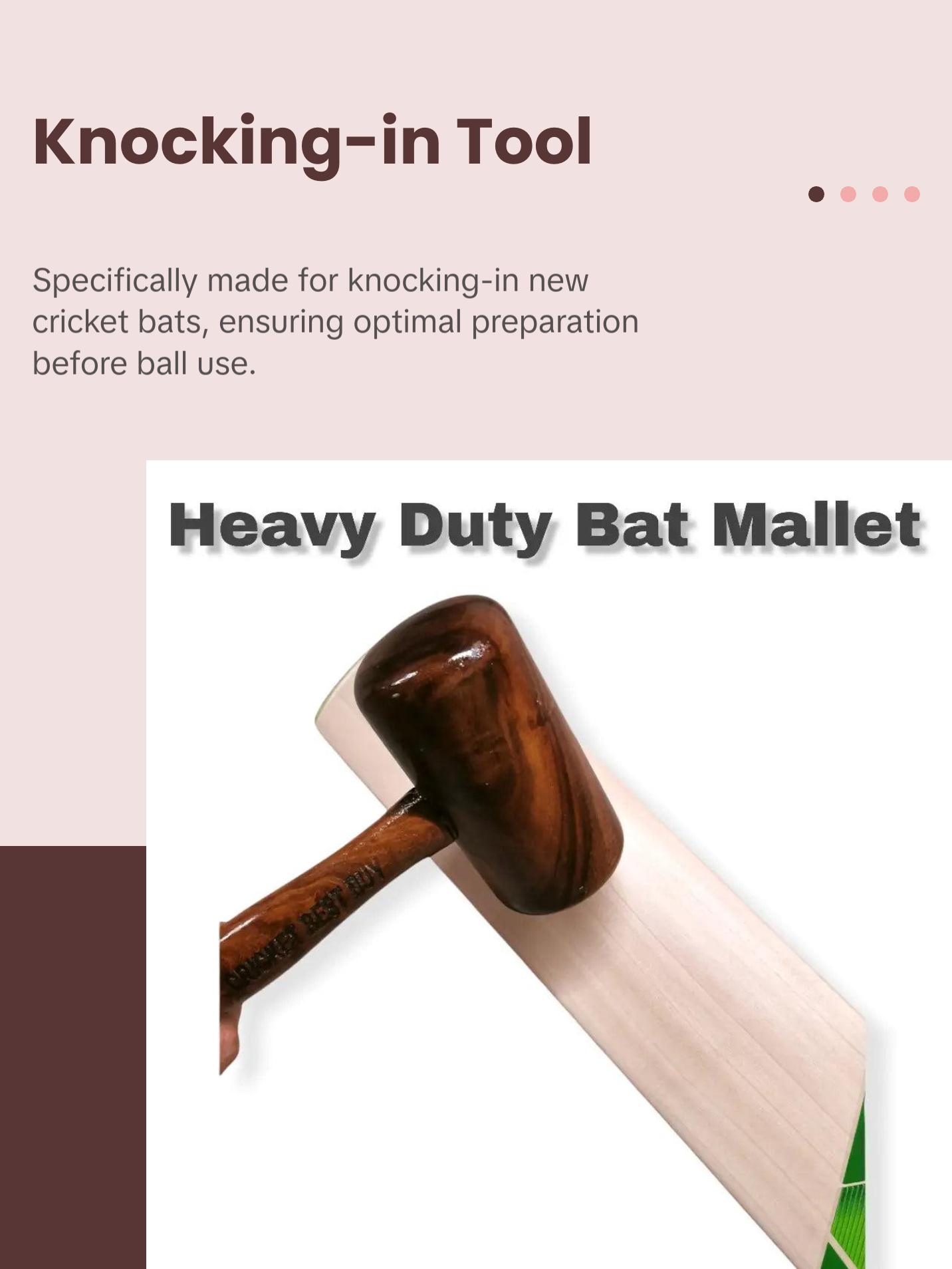 CBB Cricket Bat Mallet Hammer Deluxe for Bat Knocking in Heavy Duty