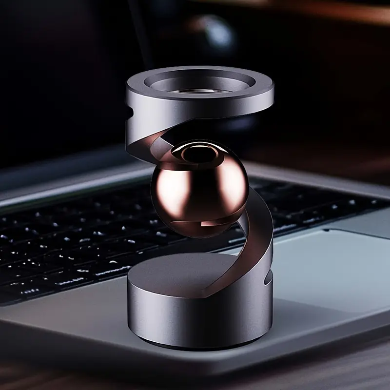 Desktop Ornament - Elegant Gyroscope Desktop Toy - Aluminum Alloy, Non-suspended, Finger-rotating Desktop Decoration for Office Decoration