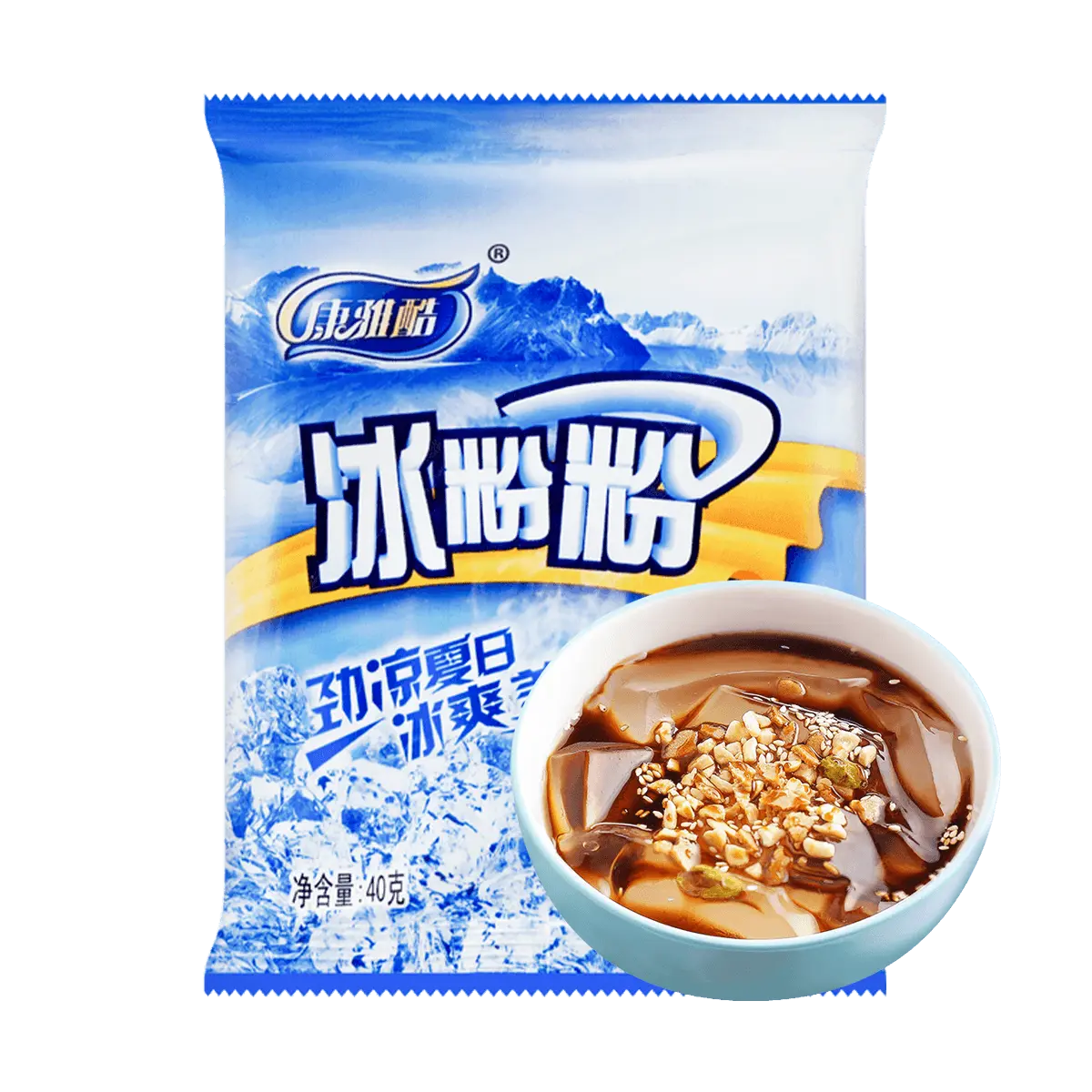 KANGYAKU Original Flavor Ice Jelly Powder 40g - Easy DIY Dessert Mix for Sweet Treats