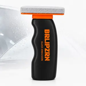 Car Windshield Oil Film Remover Cleaner with Built-In Applicator, Auto Glass Cleaner for Water Spots, Rain Blur, Side Mirrors, Windows & Rear Glass