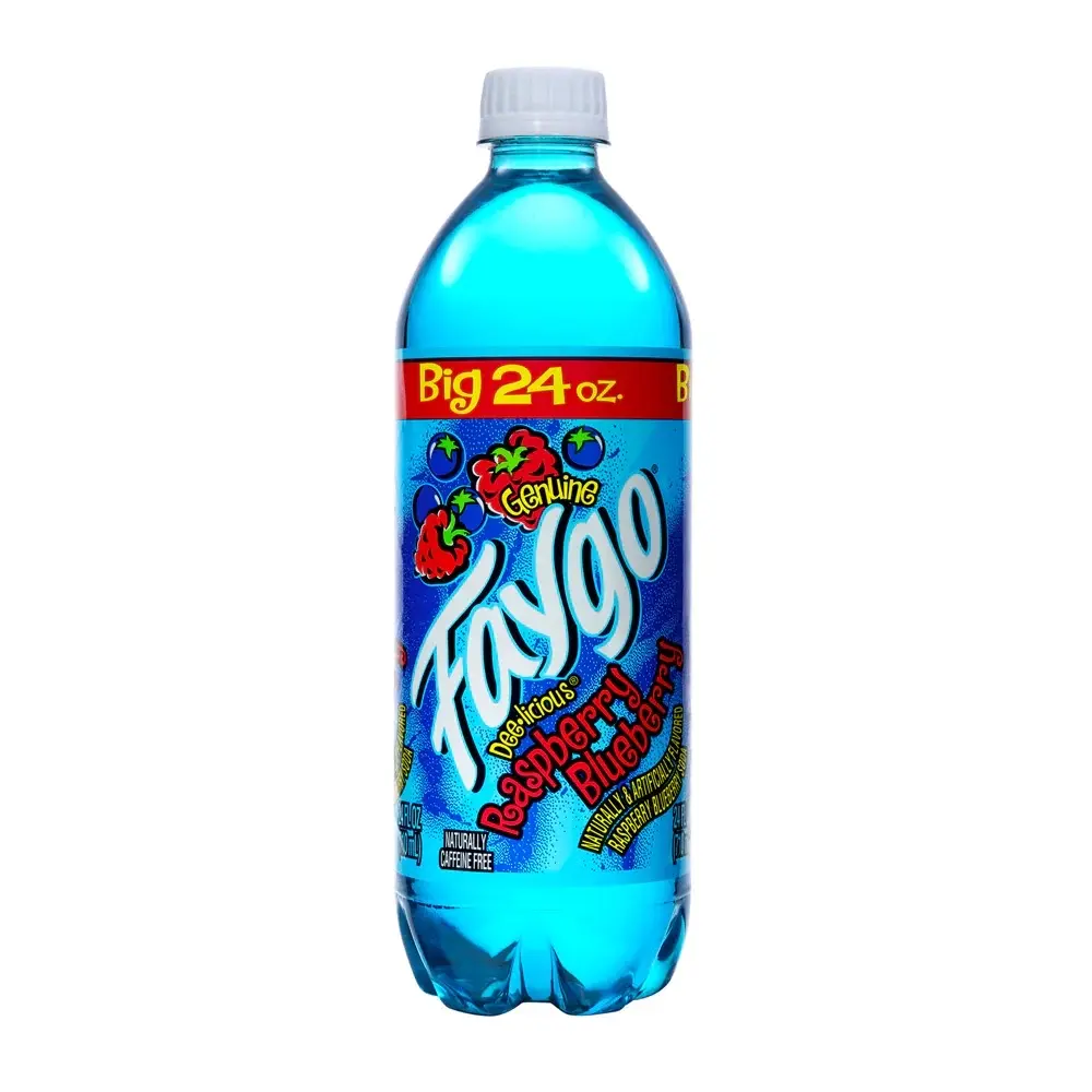 Raspberry blueberry faygo drink soda pop