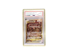 MintedGuard for Standard PSA Graded Cards (Shimmer Series) TPU Flexible Impact Protection Precision Molded Fit Scratch Edge Defense Slim Lightweight Design Graded Card Holder Graded Guard Bumper Guard