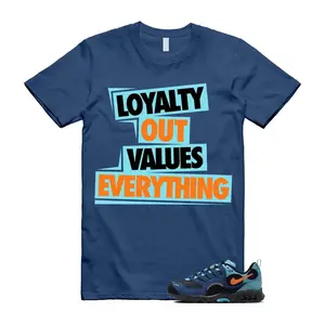 Gildal Unisex T-shirt - Air Terra Mystic Navy Aquarius Blue Humara SP Black Safety Orange T Shirt Match LOVE. 100% Cotton. Casual Wear. Streetwear Style. Rap/hip-hop artist. T-shirt To Match Sneaker.