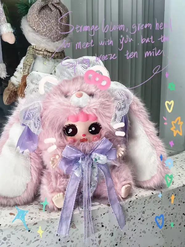 600% KEBIDOU Nai Fu Bunny Sauce 600% Series Plush Blind Box-Cute Collectible Doll, Mystery Surprise Toy Gift