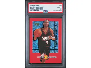 1997 Fleer Thrill Seekers Allen Iverson #6 /6 PSA 9