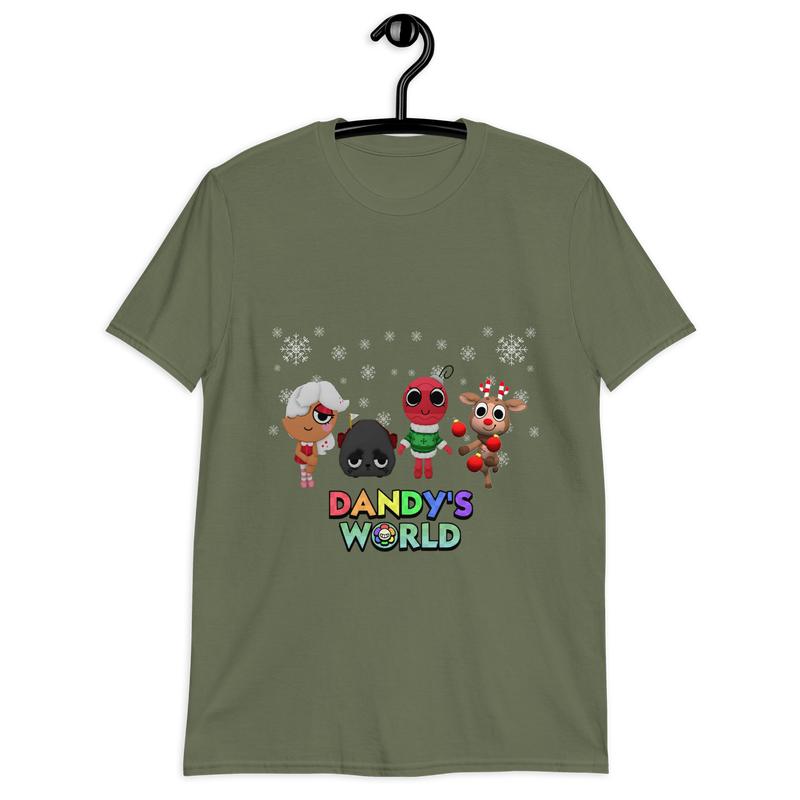 Dandy's World Holiday Toons Roblox T Shirt men gifts shirts