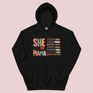 Unisex Hoodie Long Sleeve Casual Autumn Medium Length Soft Smooth Stylish 50% Cotton 50% Polyester Double Lined Hood Matching Drawcord Quarter Turned Body - Athletic, Fabric