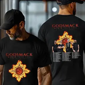 Godsmack The Rise of Rock World Tour 2026 Tour Dates T-Shirt 6YC