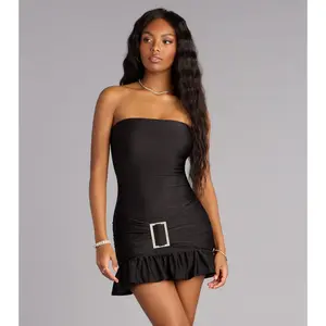 Show Stopper Strapless Mini Dress