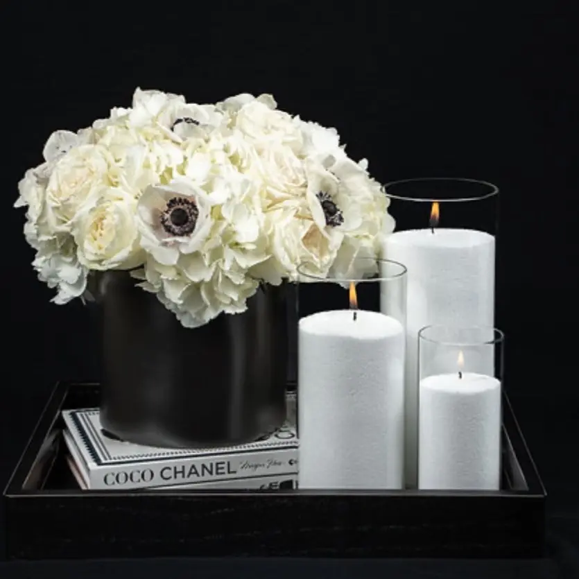 MyStyle Sand Candle in White Fairy