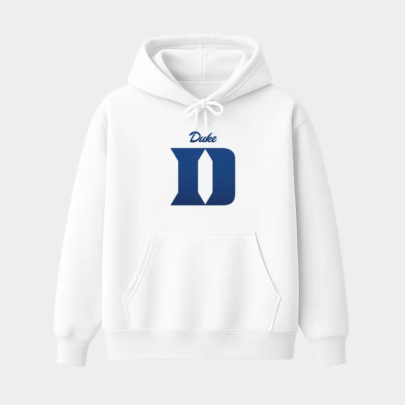 Vintage Duke Inspired University Hoodie For Men Women, Retro Collegiate Graphic Sweatshirt, Unisex Streetwear Pullover, Cozy Game Day Fan Gift Top