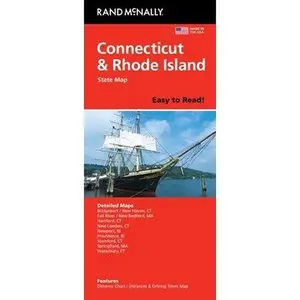 Rand McNally Easy to Read: Connecticut, Rhode Island State Map by Rand McNally