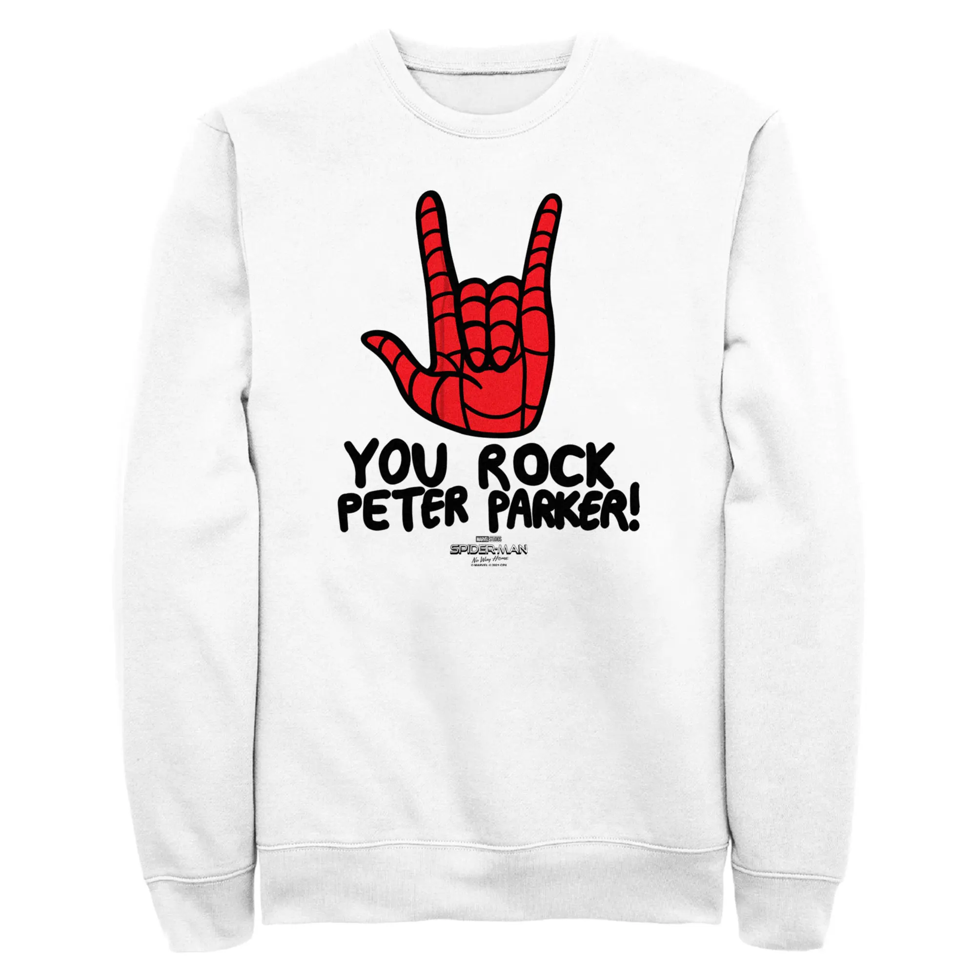 Men's Marvel Spider-Man: No Way Home You Rock Peter Parker Sweatshirt