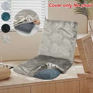 Silver Fox Fur Chair Cover Protector, Fall Winter Furniture Decor, Multiple Styles Available, 210gsm Fabric, Home Decoration