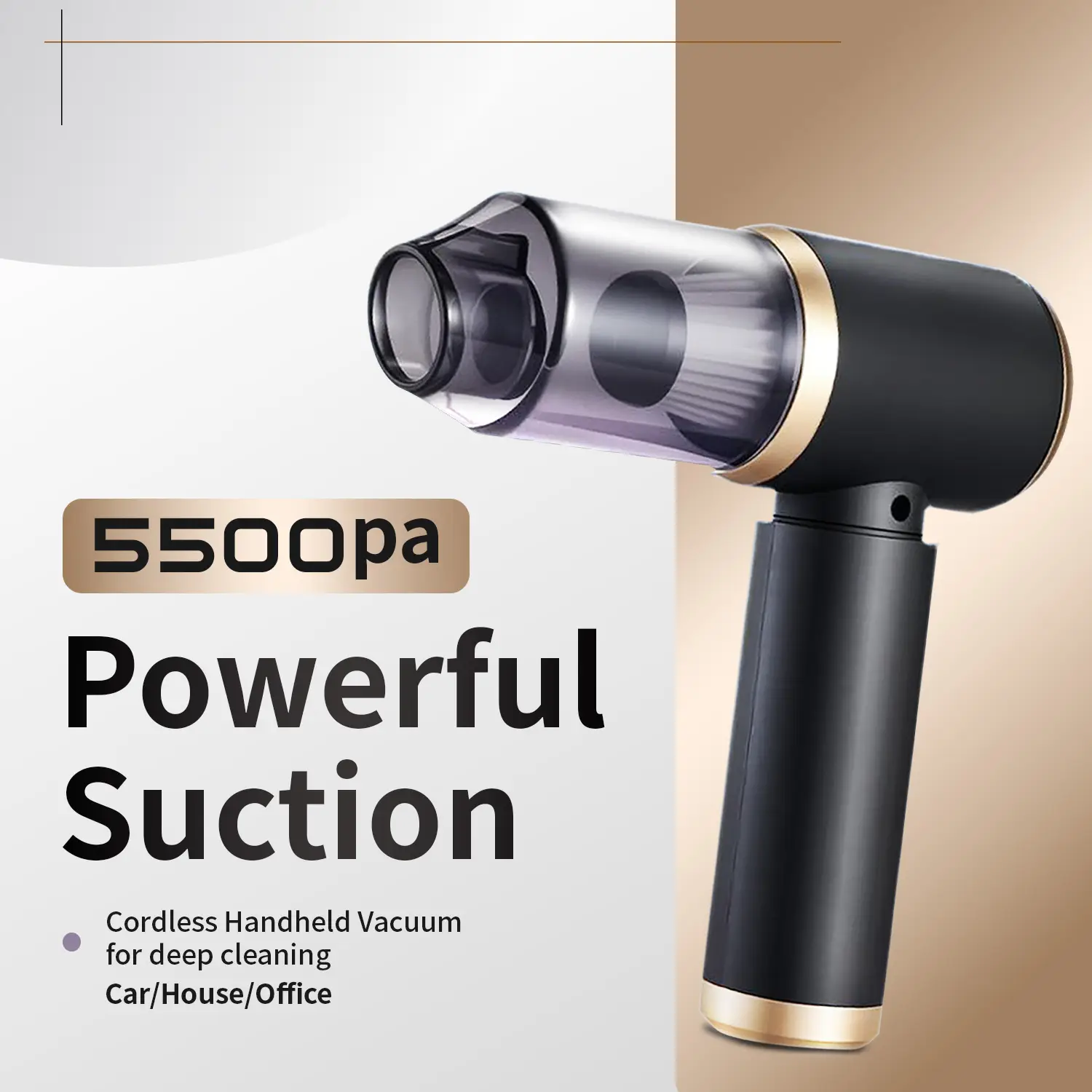 Powerful Handheld Wireless Vacuum Cleaner, with Strong Suction for Home | Car | Desktop Cleaning, Car Detailing Accessories, Cleaning Supplies