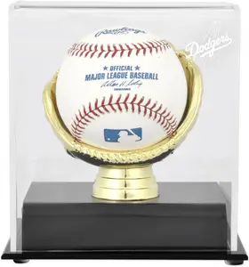 Los Angeles Dodgers Gold Glove Single Baseball Logo Display Case