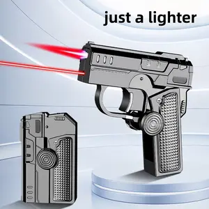 Creative Fingertrip Rotating lighter.Butane Torch  Lighter Refillable  Windproof  Lighter For Cooking (Butane Gas Not Included) Kitchen Utensils