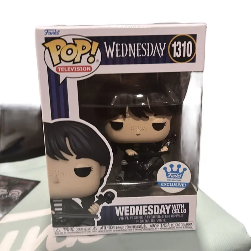 Funko Pop! Movies Wednesday Collectible Musical Vinyl Figure with Cello