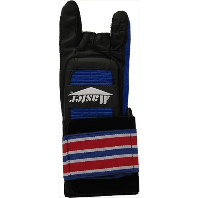 Handcrafted Leather Bowling Glove with Wrist Support, Adjustable Pro-Style Fit with Stretch Spandex Back and Super-Grip Palm, Anti-Slip Surface