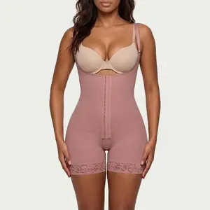 COOSHAPE Women's Tummy Control Compression Shapewear Bodysuit with Convenient Crotch Design