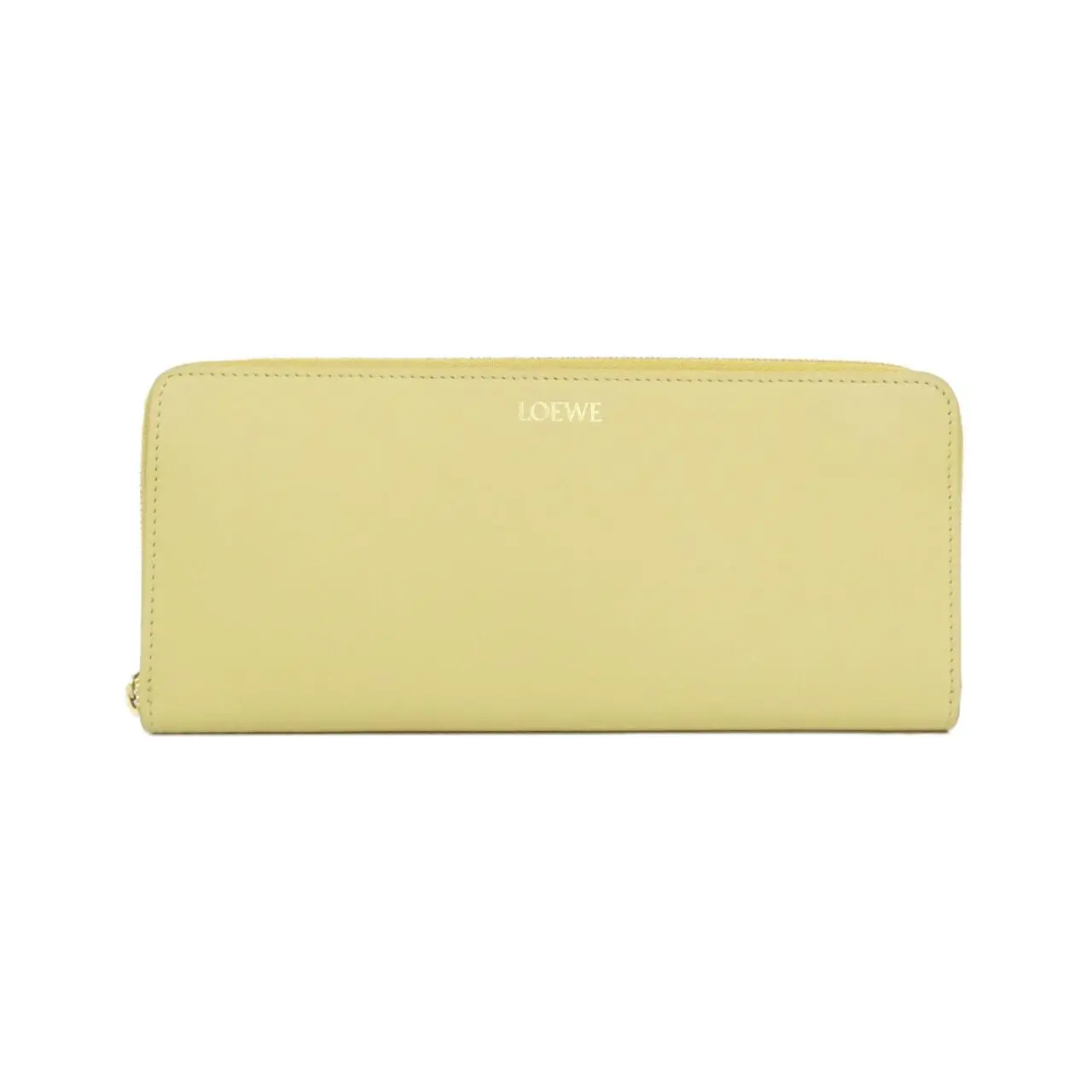 Pre-owned Loewe Calfskin Small Leather Goods CEM1G39X01 Long Wallet