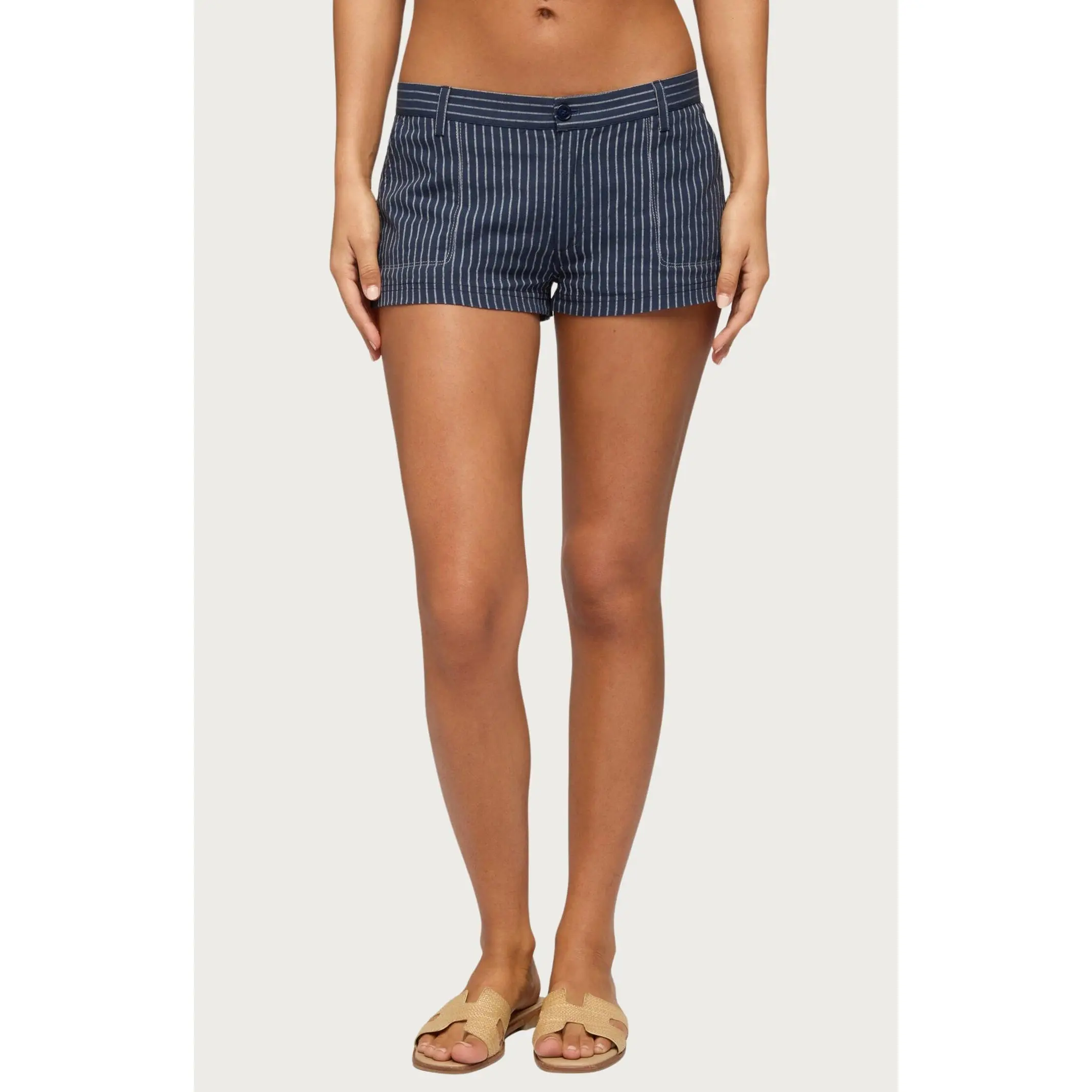 Edikted Women's Lina Pinstripe Shorts