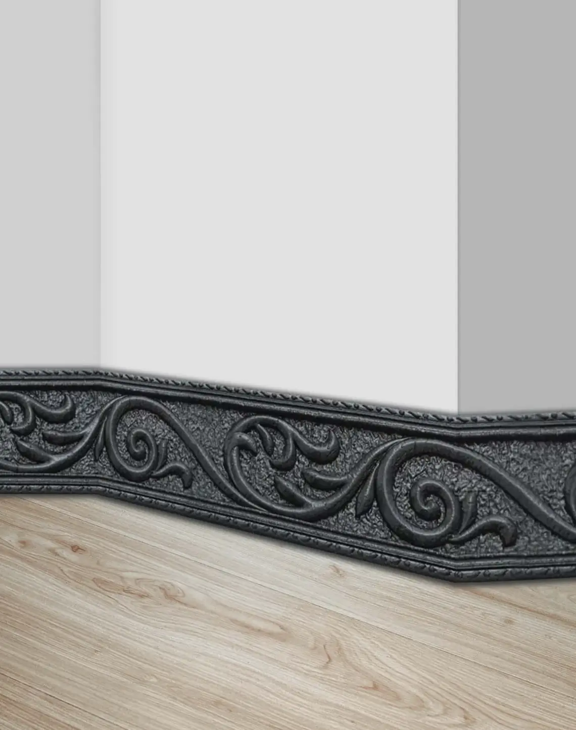 1-Piece Waterproof 3D Self-Adhesive European-Style Wall Baseboard Trim, Easy-Install DIY Home Improvement Decor for Renovation & Holiday Ornaments
