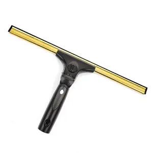 Ettore Contour Brass Squeegee Complete - Adjustable Spring Tension & Patented Suspension System for Efficient Window Cleaning