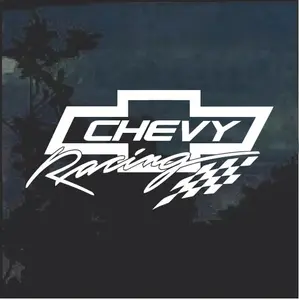 Chevy Racing Window Decal Sticker D1