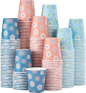 300 Pack 5 oz Paper Cups, Disposable Bathroom Cups, Small Mouthwash Cups, Hot/Cold Beverage Drinking Mini Cup