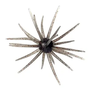 1 piece, 10 cm/3.94 inches soft lure for sea urchins, PVC ultra-durable, gray, for hunting and fishing bait