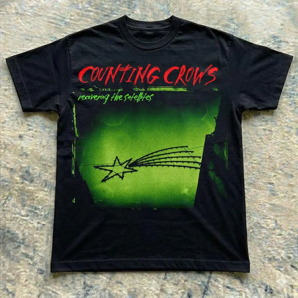 Classic Counting Crows Graphic Tee, Retro Rock Band Shirt, Premium Cotton Apparel