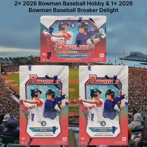 Bowman Baseball Break 620- 2026 Bowman Baseball Hobby x2 Breaker Delight x1 PYT