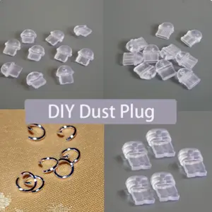 5/10 Pcs Anti Dust Plug, Transparent Charge Port Dust Plug, iPhone Type C Android Plug Stopper, Protection Cap, Phone Charger Port