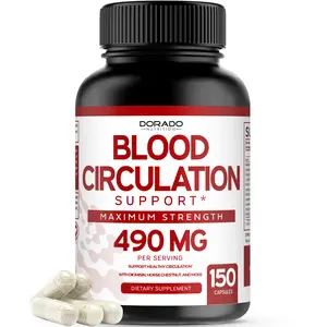 Blood Circulation Supplements – Leg Circulation Support with Diosmin, Hawthorne & L-Arginine – Supports Vein Health & Blood Flow – Vegan, Non-GMO, 150 Capsules