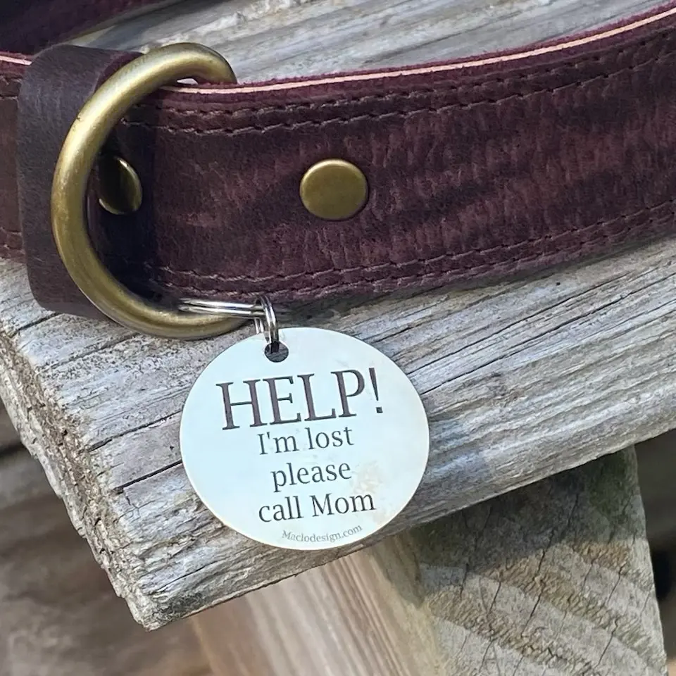 Fully customizable engraved Dog Tag