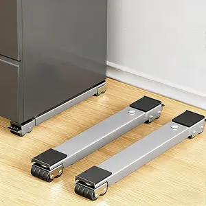 Heavy Duty Adjustable Appliance Roller 660lbs, Moving Caster Base for Washer Dryer Refrigerator, Extendable Furniture Dolly with Wheels for Easy Moving