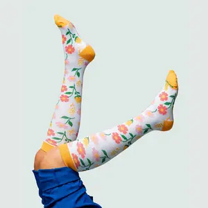 Flowers Compression Socks