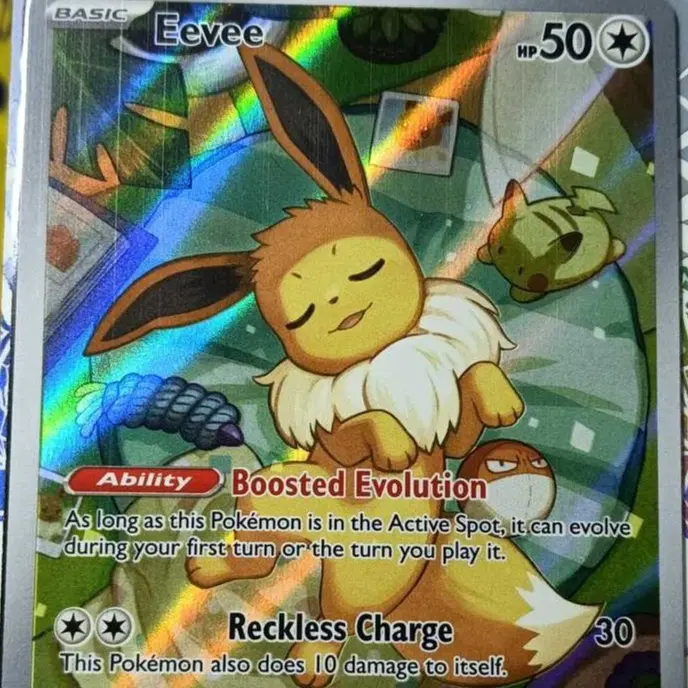 pokemon prismatic evolution promo card Eevee Promo Prismatic Evolutions