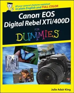 USED-Canon EOS Digital Rebel XTi / 400D For Dummies by Julie Adair King (Paperback)